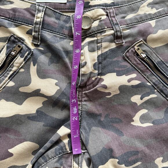 Kut from the Kloth Jeans Camo Moto Pants Womens 4 Mia Toothpick Ankle Skinny - Picture 12 of 16